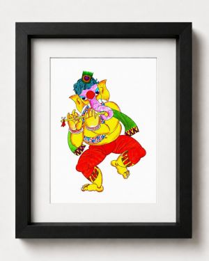 Frame: Dancing Ganesha