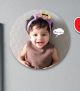 Round Fridge Magnet. Kid Design - I