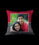 Personalized photo pillow (Red &Grey)