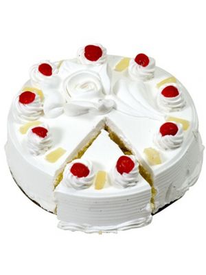 Birthday pineapple cake, Ahmedabad