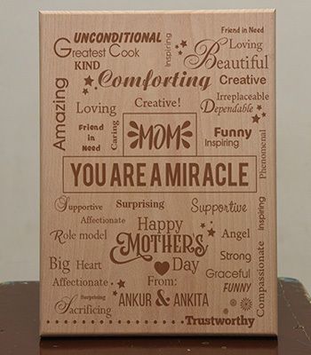 Engraved Plaques for mother, Baroda