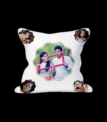 5 pic. Photo cushions (Zig-Zag Circle design)