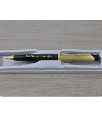 Metal Pen Black and gold finish
