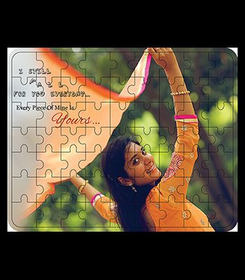 Wooden Puzzle: Design- I still fall for you