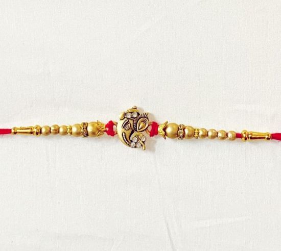 Ganeshji Rakhi with Stones