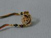 Peacock Shape Kundan Rakhi