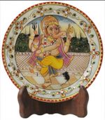 Ganesh Painting (22 Carat Gold) in Marble