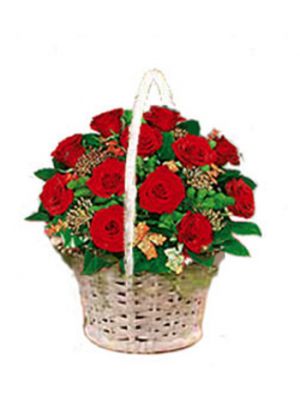 Red roses basket, Ahmedabad.