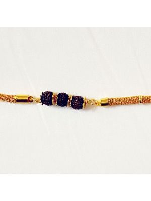 Gold plated Rudraksh bracelet